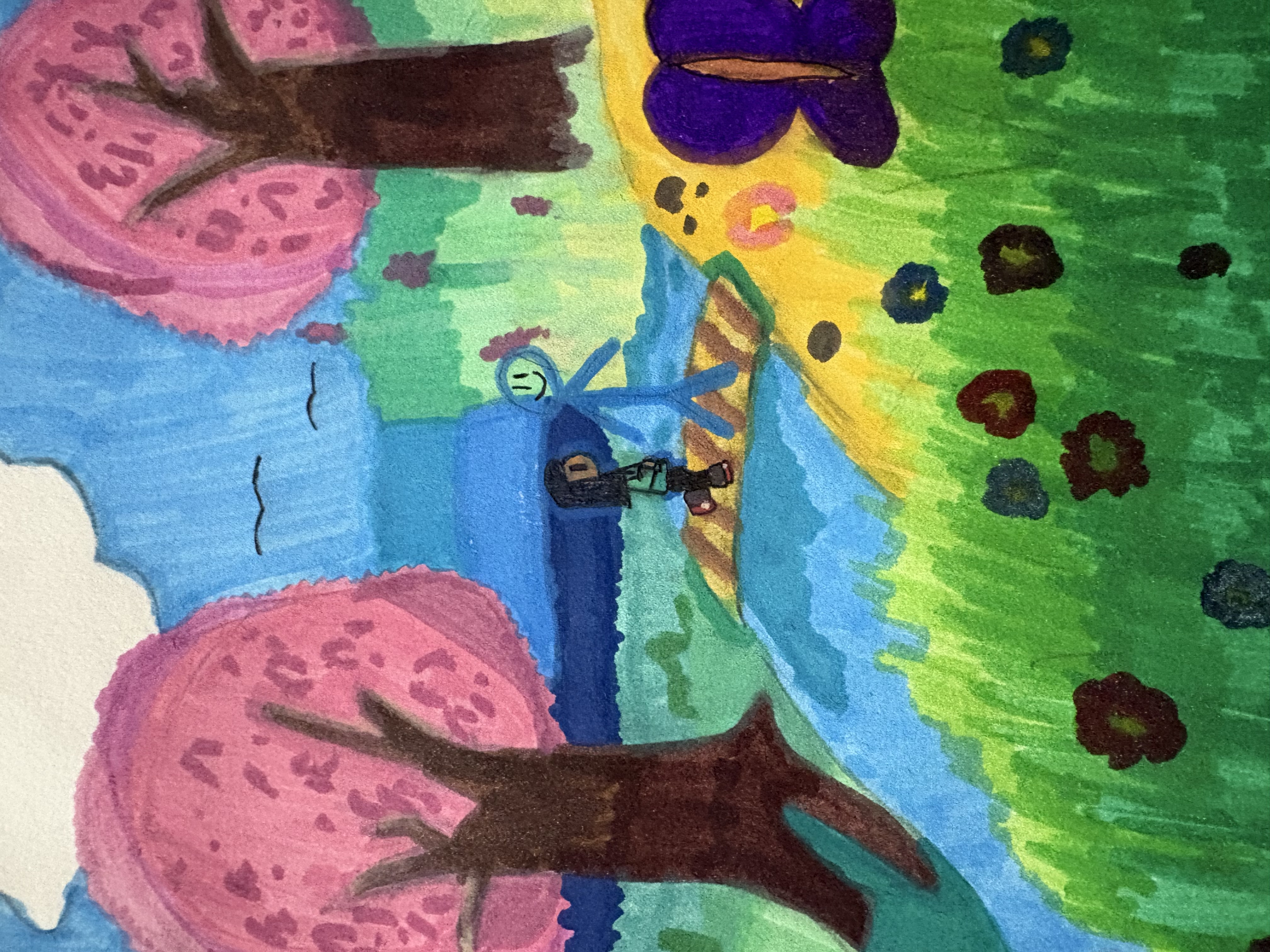 Pink Tree Adventure by Claire