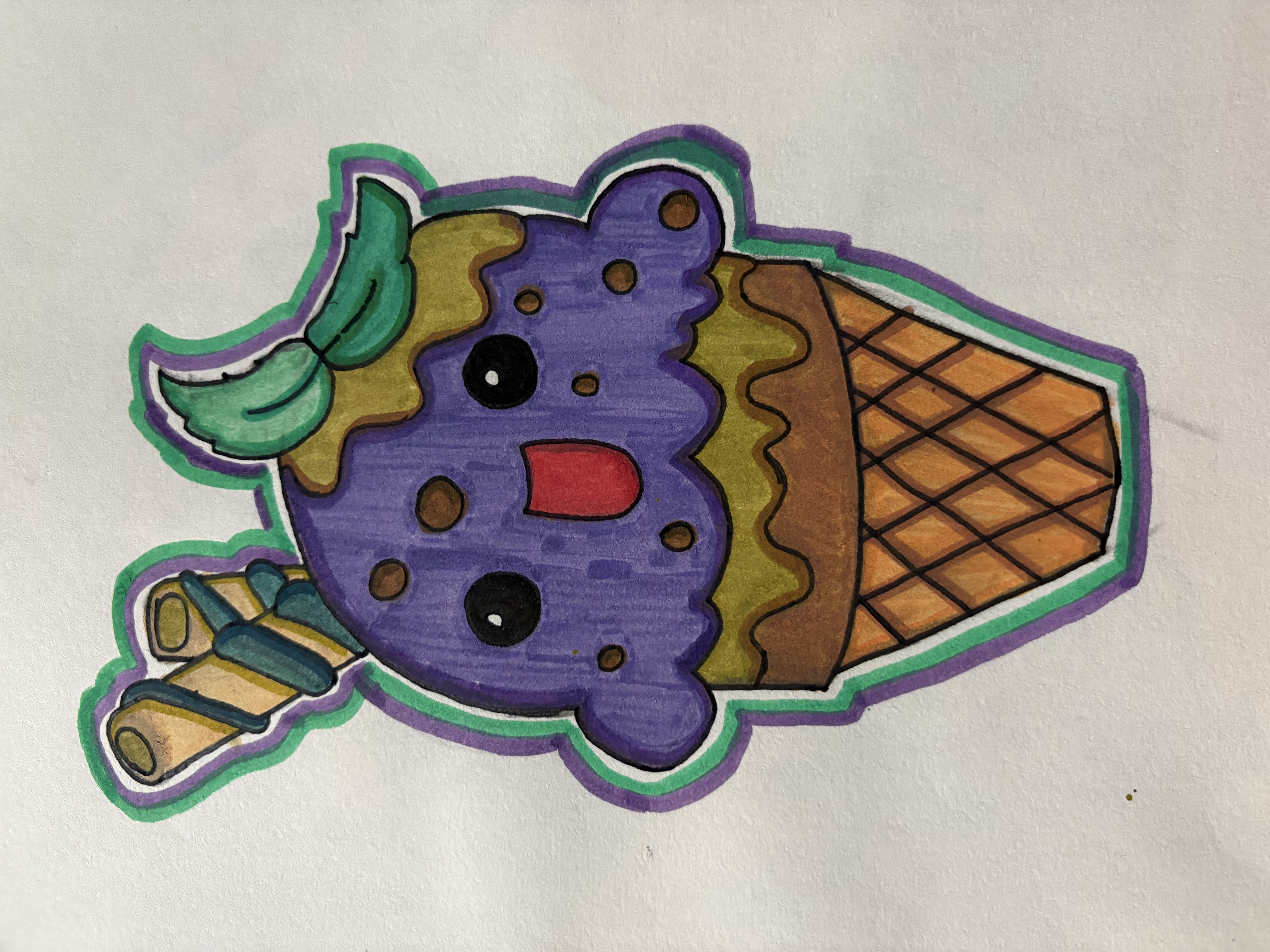 Berry Sundae by Claire